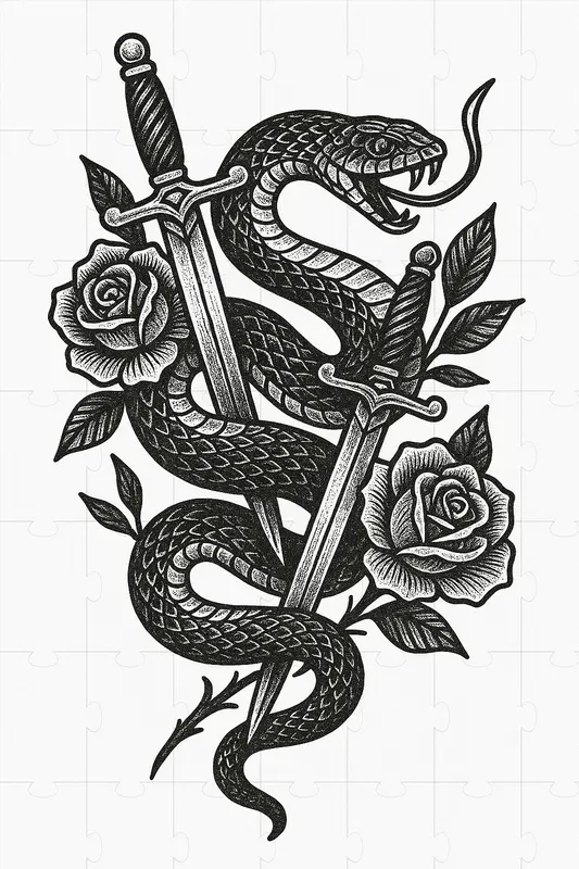 Effortless Tattoo Line Art