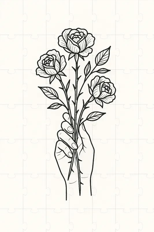 Effortless Tattoo Line Art