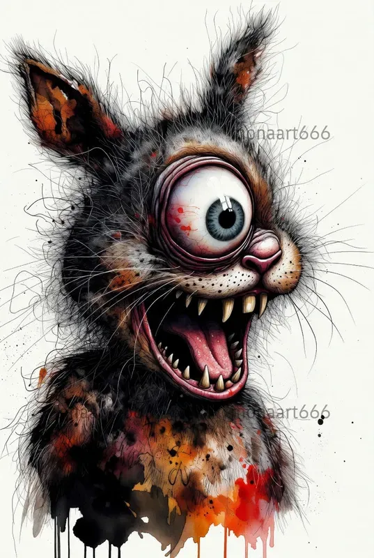 Enchanting Nightmares Whimsical Monsters