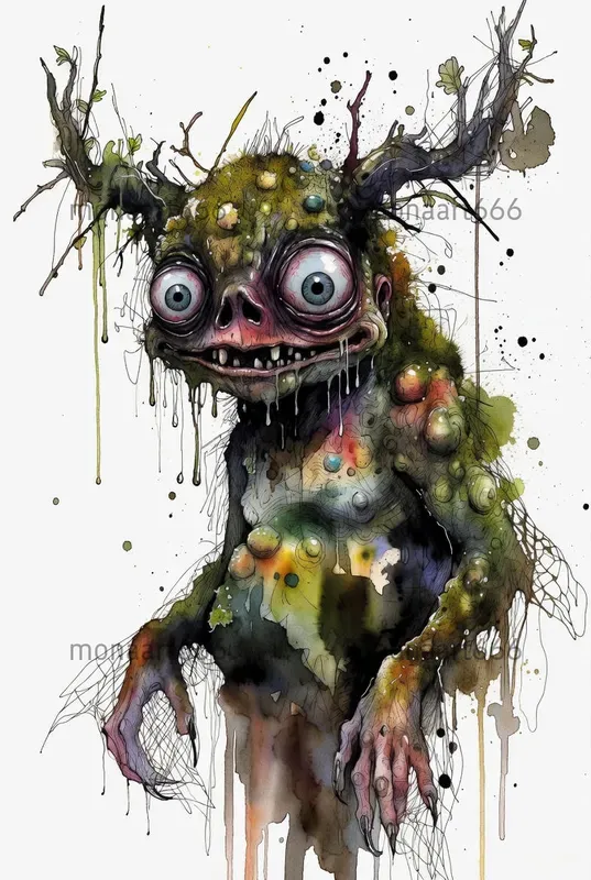 Enchanting Nightmares Whimsical Monsters
