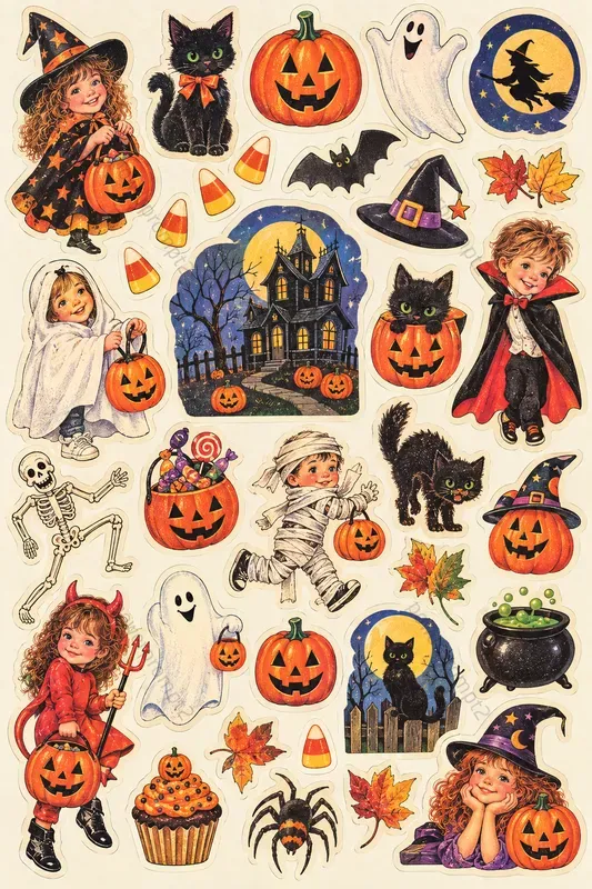 80s Vintage Sticker Collections