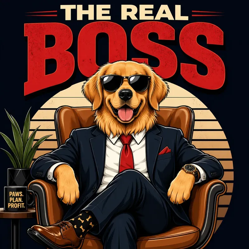 Bold Poster Boss Character Style