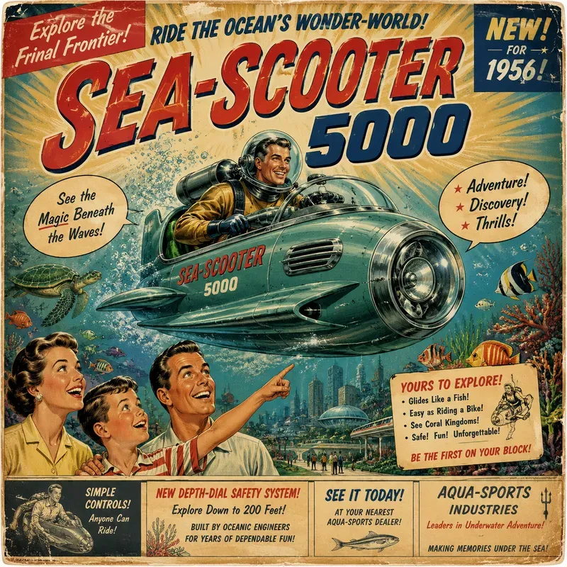 Retro Future Advertising Posters