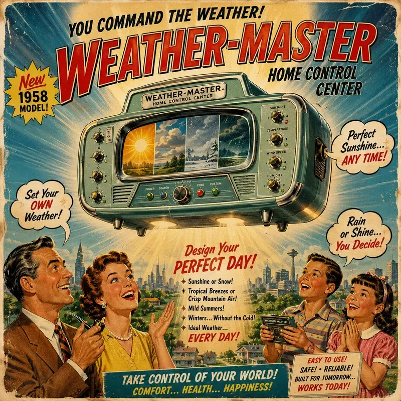 Retro Future Advertising Posters