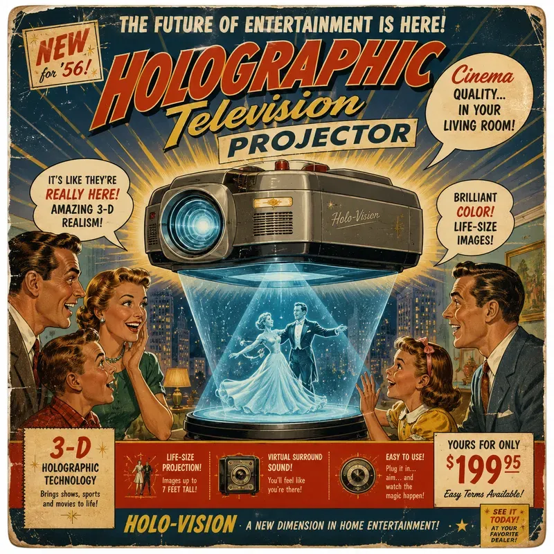 Retro Future Advertising Posters