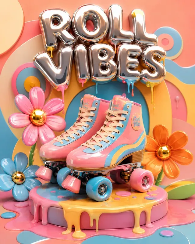 3D Candy Pop Poster Generator