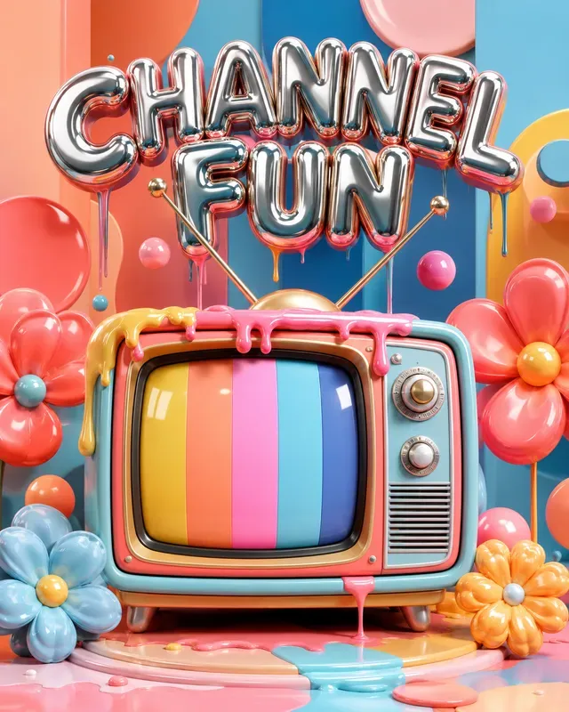 3D Candy Pop Poster Generator