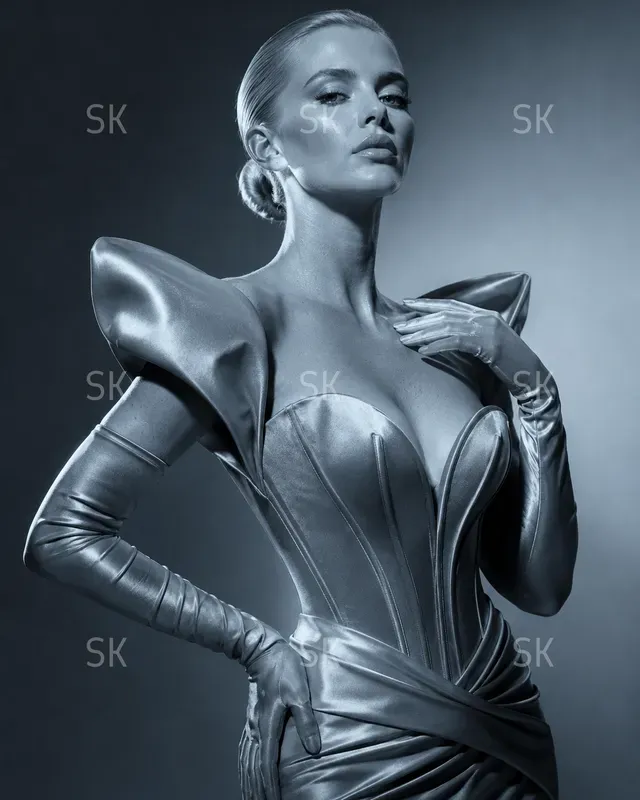 Monochrome Fashion Studio Photography