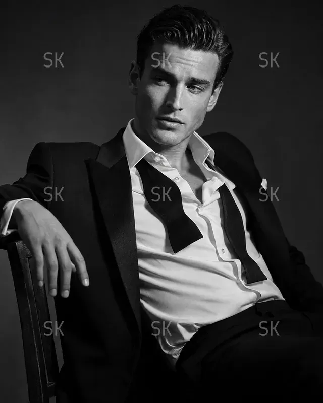 Monochrome Fashion Studio Photography