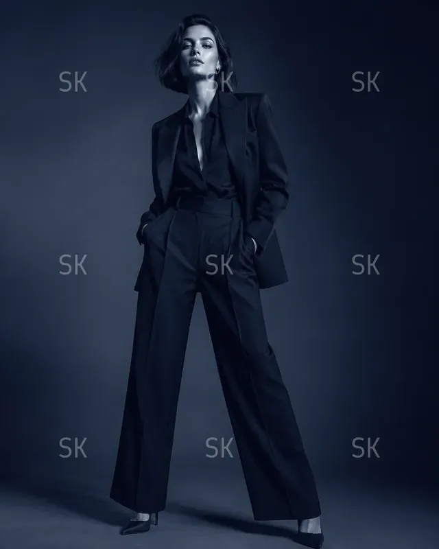 Monochrome Fashion Studio Photography