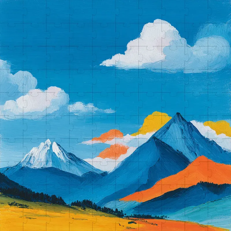Gouache Bold Flat Storybook Art