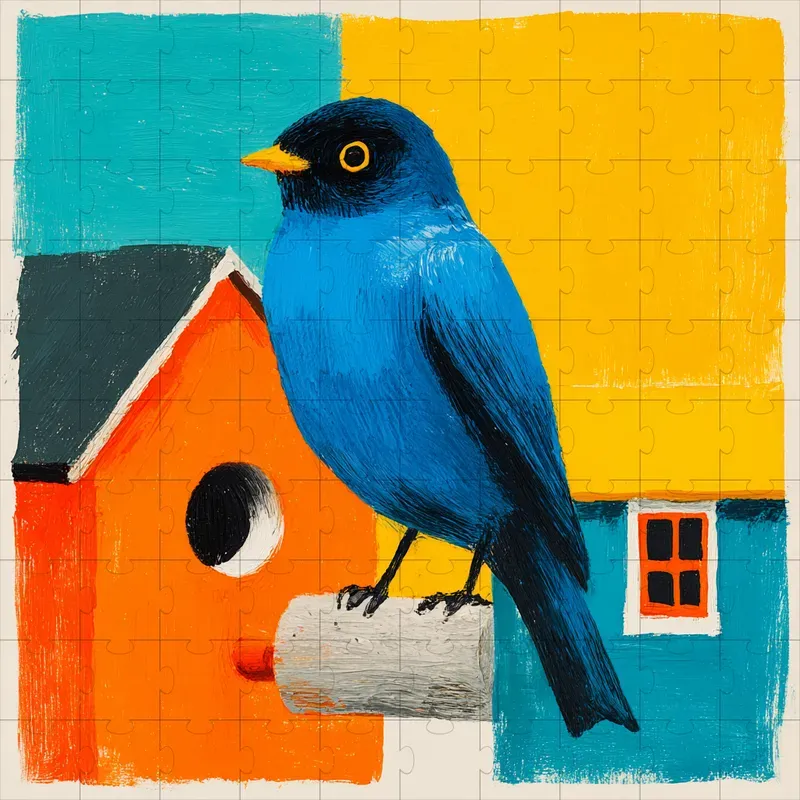 Gouache Bold Flat Storybook Art