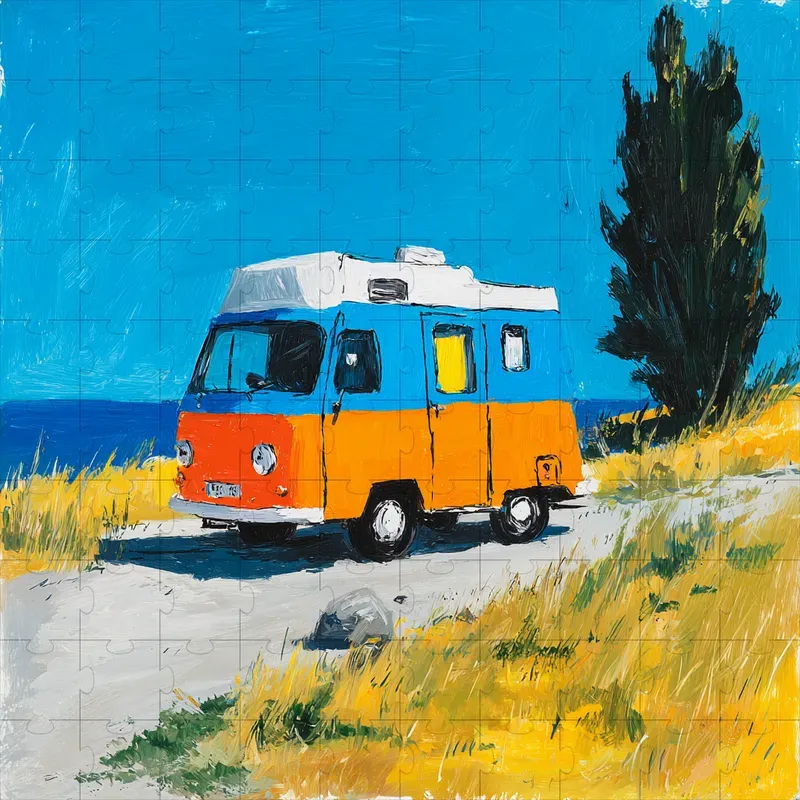 Gouache Bold Flat Storybook Art