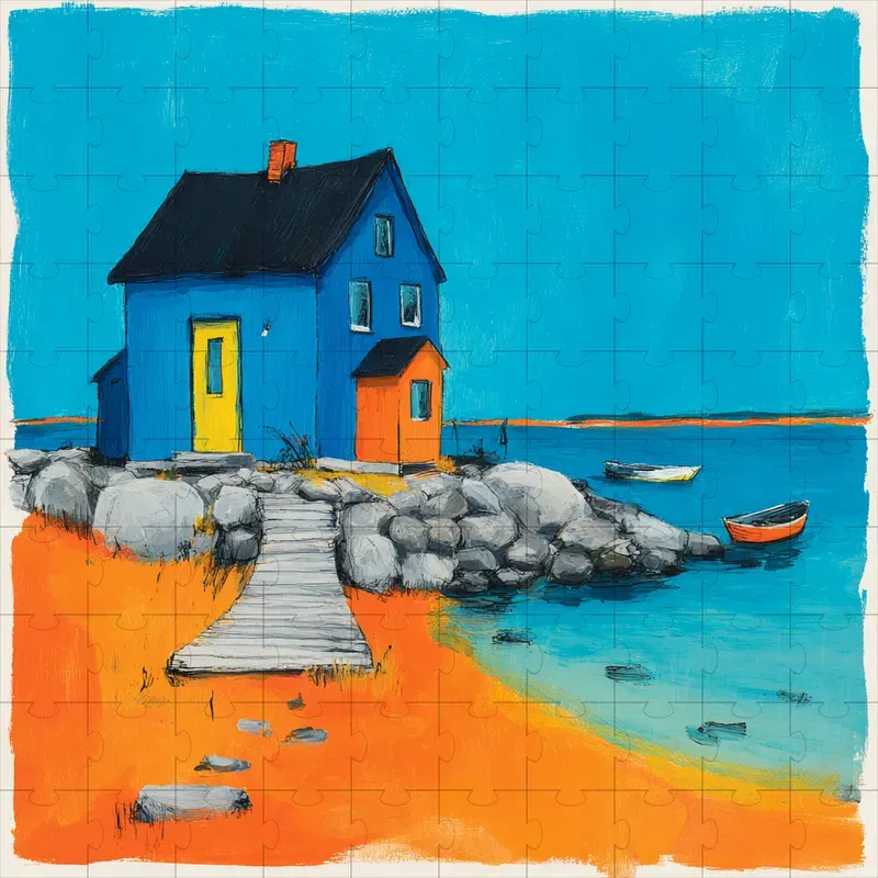 Gouache Bold Flat Storybook Art