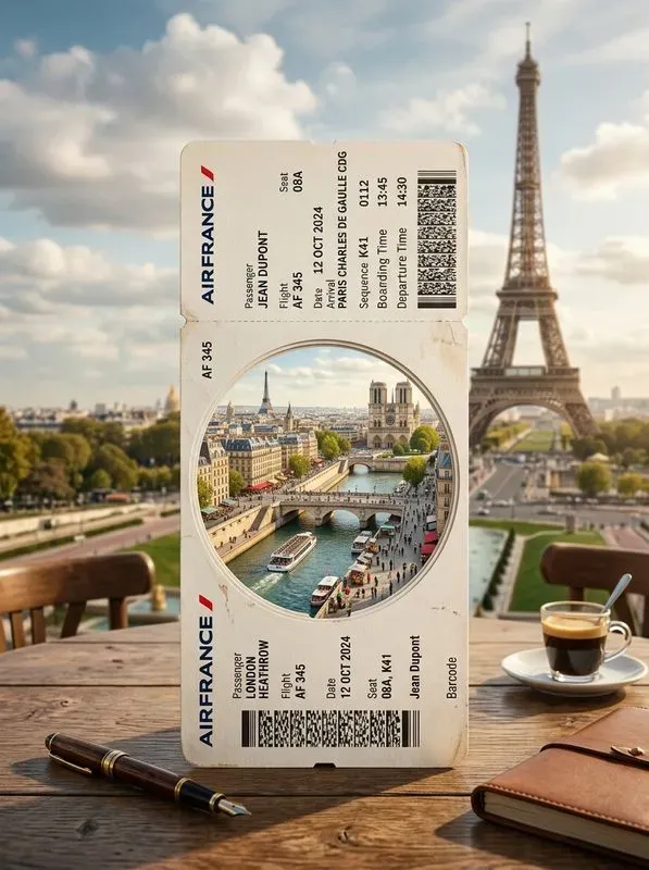 City Travel Ticket Art Posters Any Cities