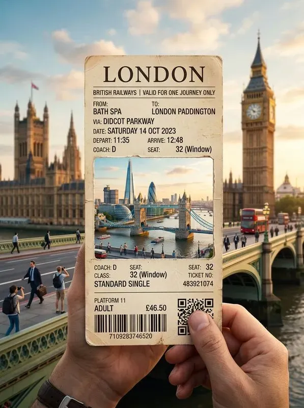 City Travel Ticket Art Posters Any Cities