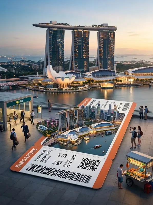 City Travel Ticket Art Posters Any Cities