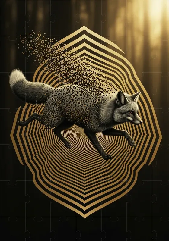 Op Art Hex Grid Transformations