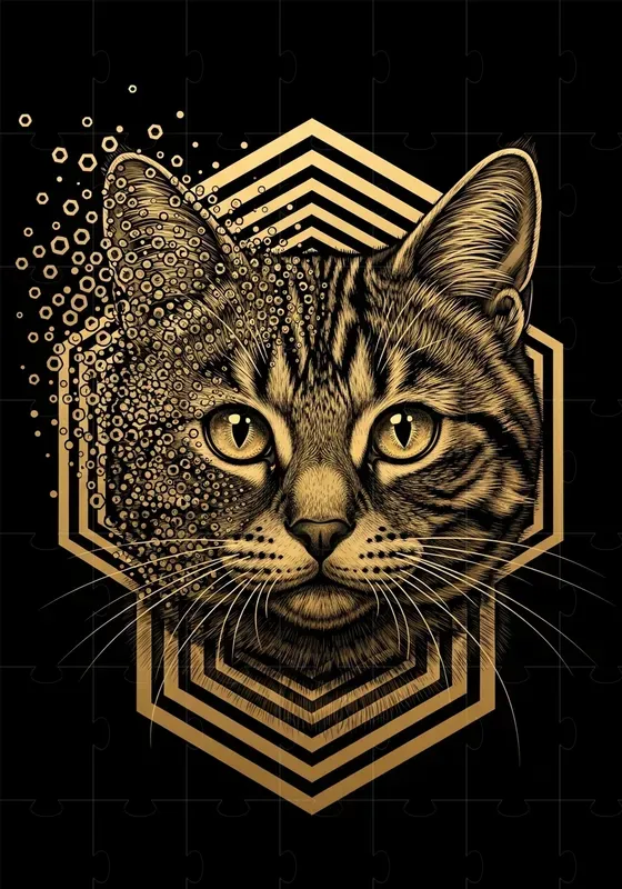 Op Art Hex Grid Transformations