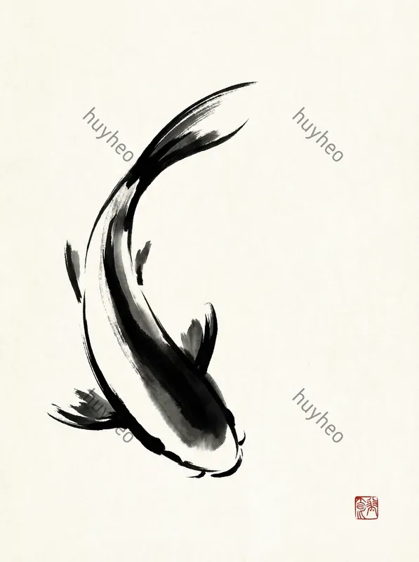 Minimalist Sumie Ink Art Packs