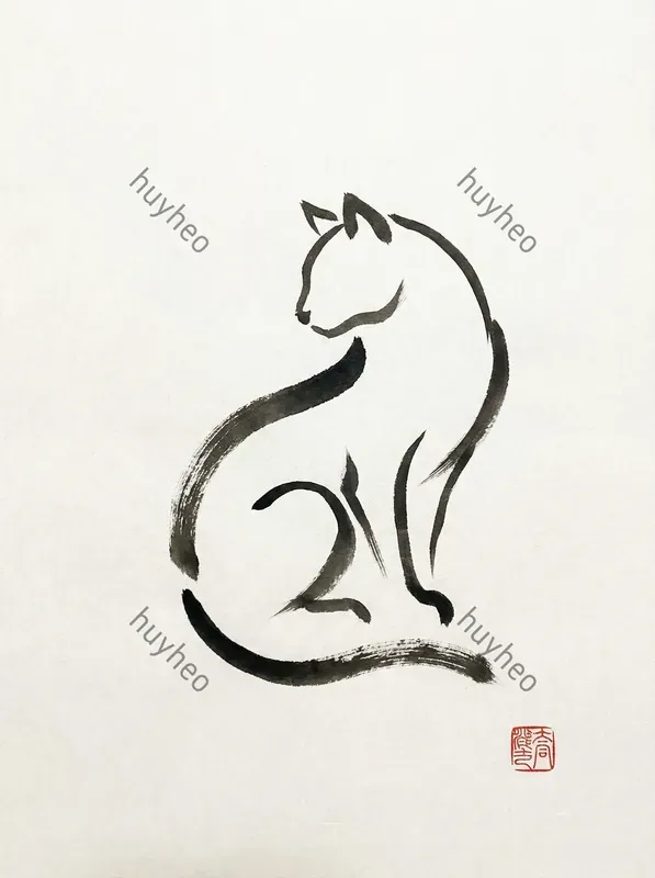 Minimalist Sumie Ink Art Packs