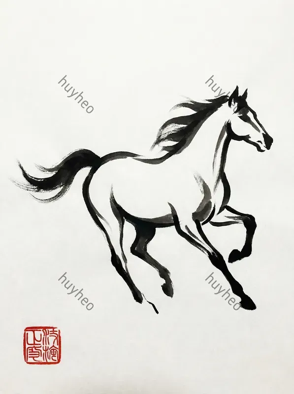 Minimalist Sumie Ink Art Packs