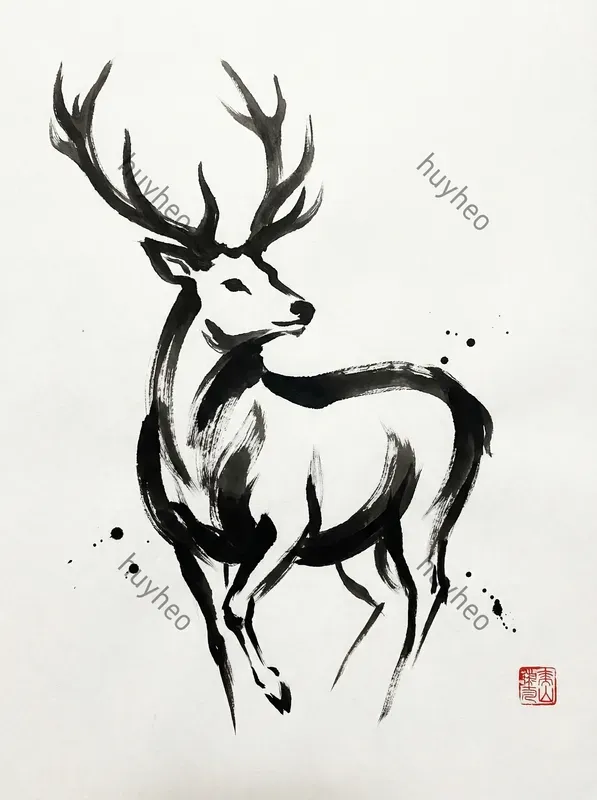 Minimalist Sumie Ink Art Packs