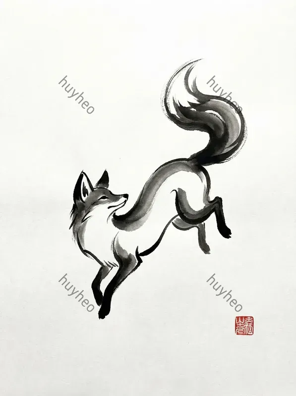 Minimalist Sumie Ink Art Packs