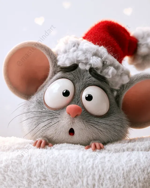 Cute 3D Christmas Animals