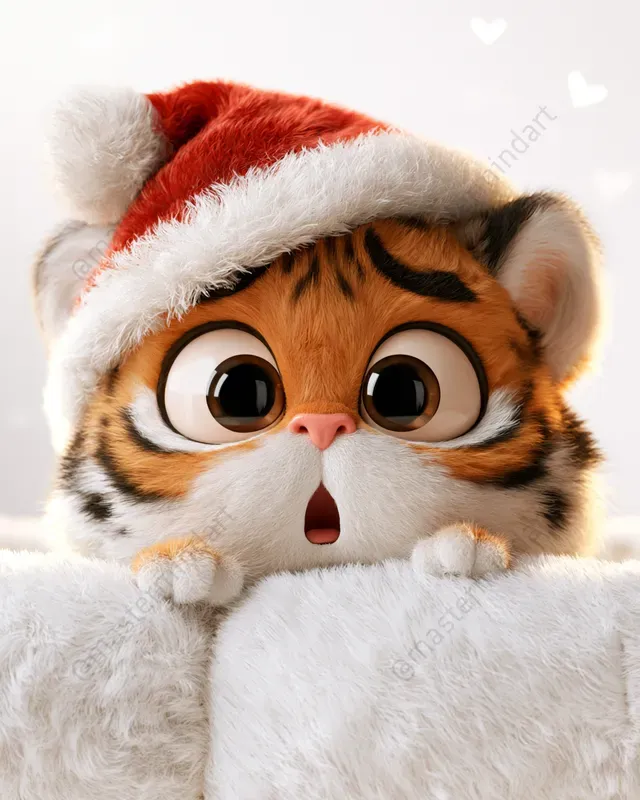 Cute 3D Christmas Animals