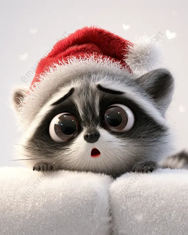 Cute 3D Christmas Animals