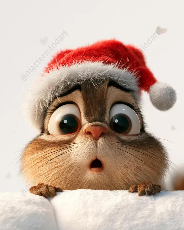 Cute 3D Christmas Animals