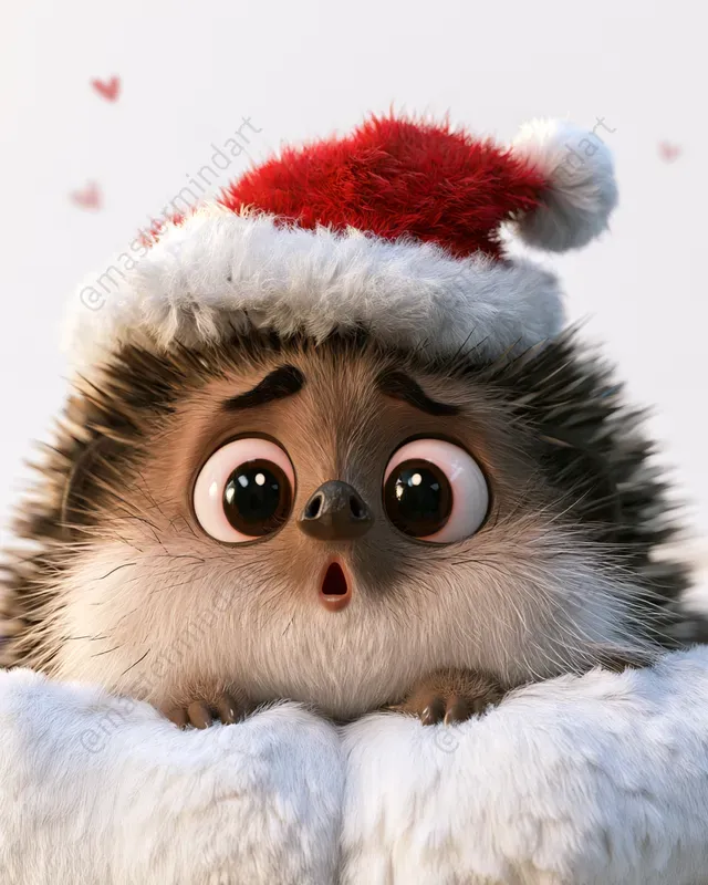 Cute 3D Christmas Animals