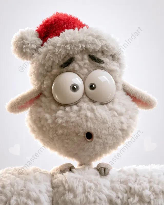 Cute 3D Christmas Animals