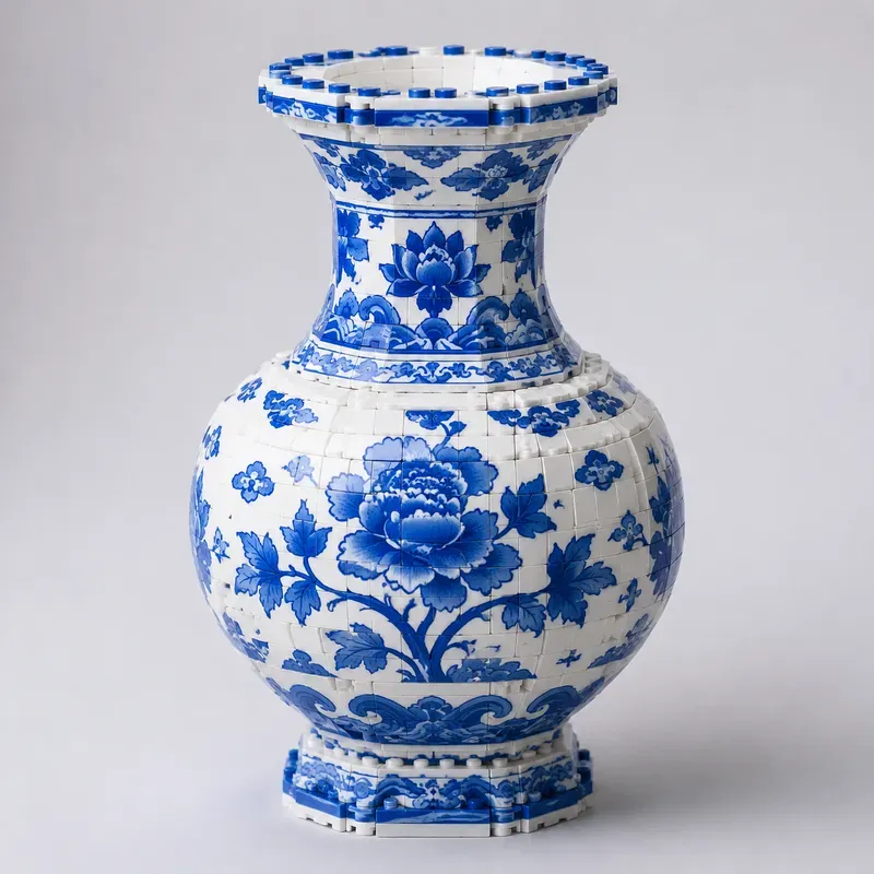 Blue And White Porcelain Lego Generator