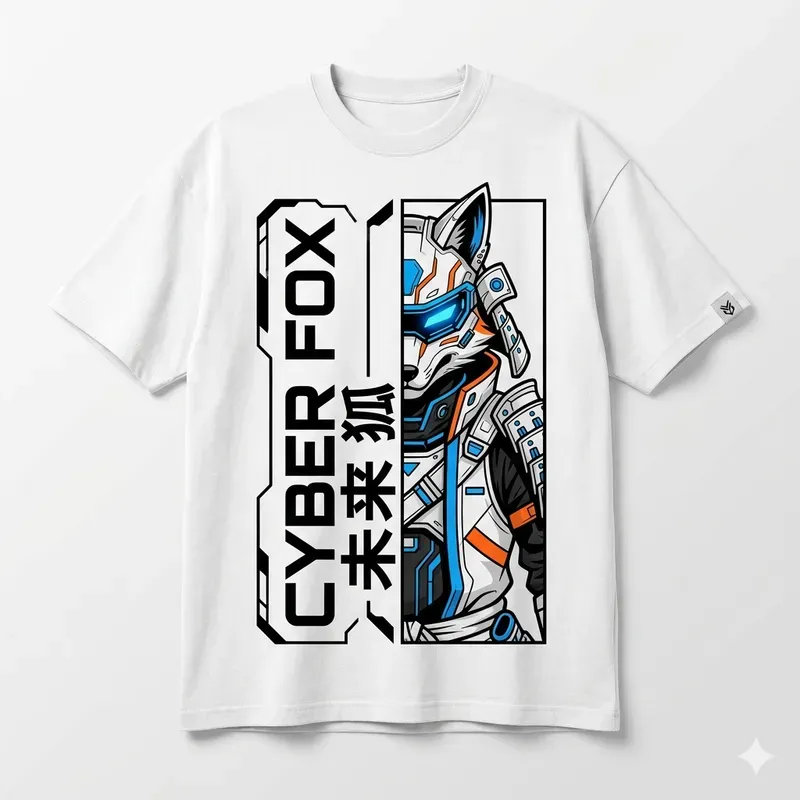 Vertical Split Anime Hero Typography Ts