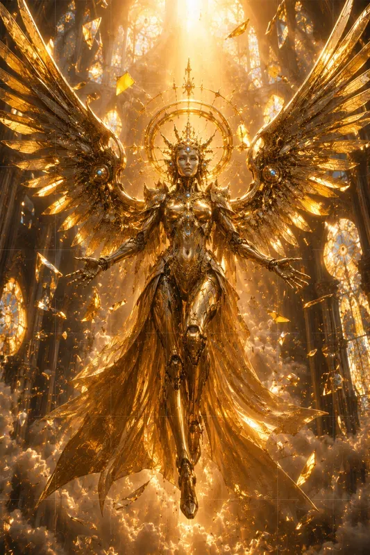 Majestic Sci Fi Robot Royalties