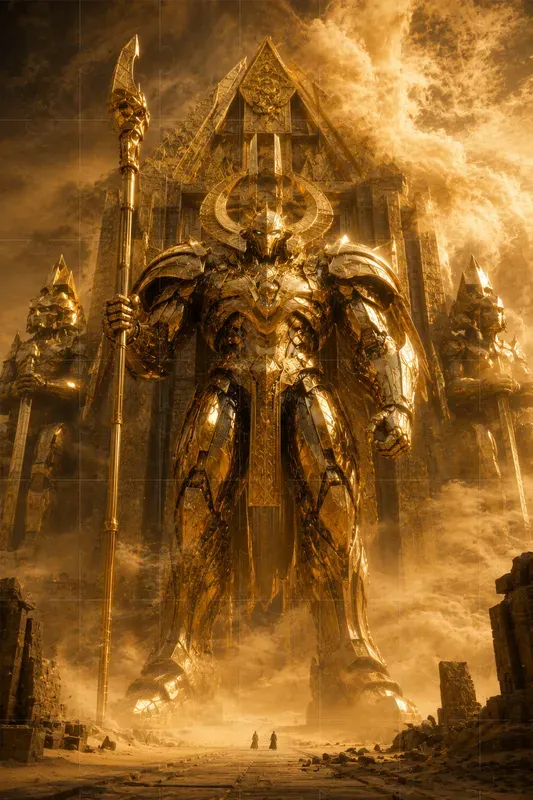 Majestic Sci Fi Robot Royalties