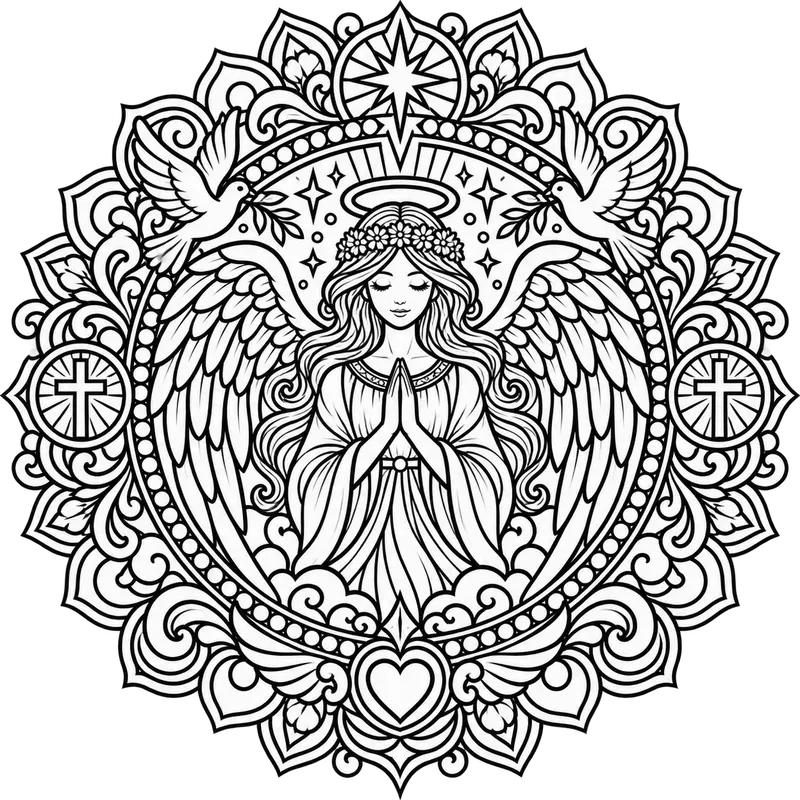 Multi Topic Mandala Coloring Art Creators