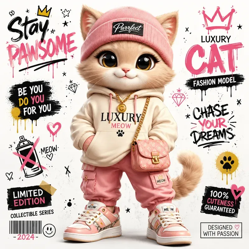 Streetwear Mascot Poster Generator