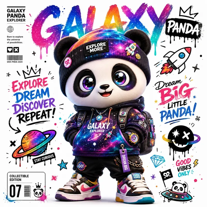 Streetwear Mascot Poster Generator