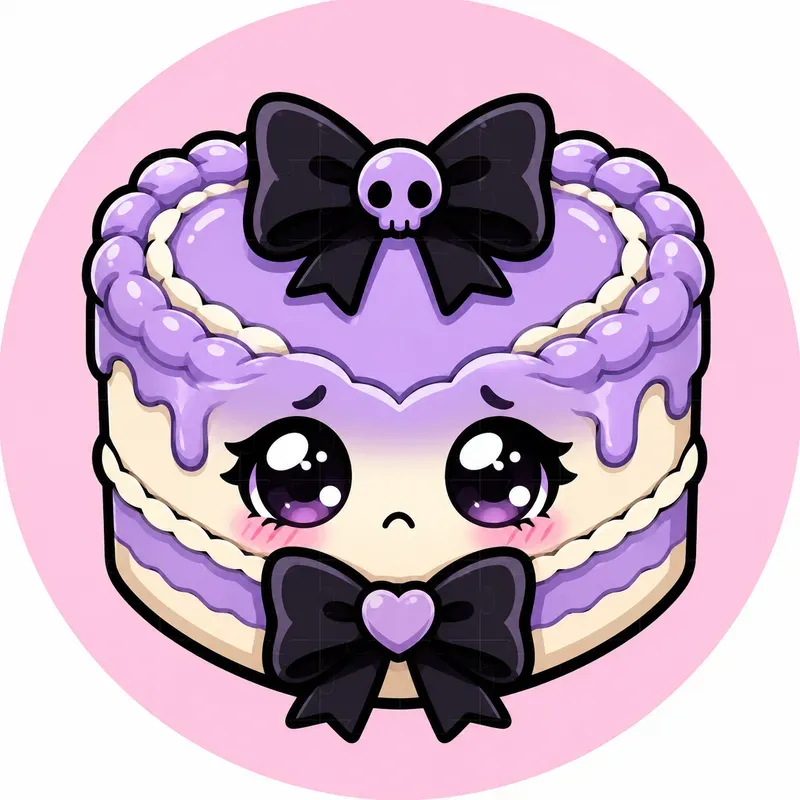 Kawaii Coffin Cake Emotes