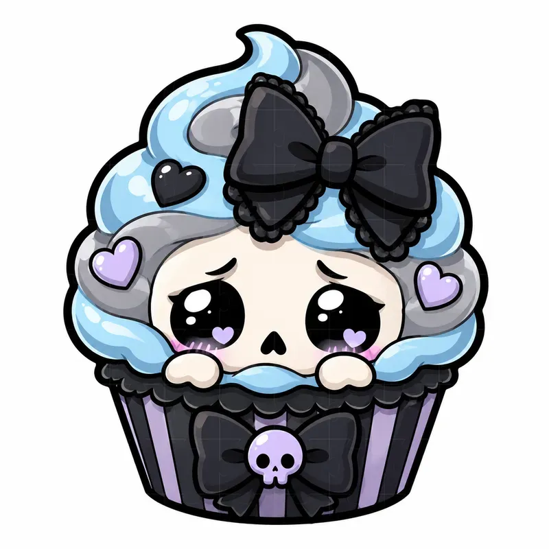 Kawaii Coffin Cake Emotes