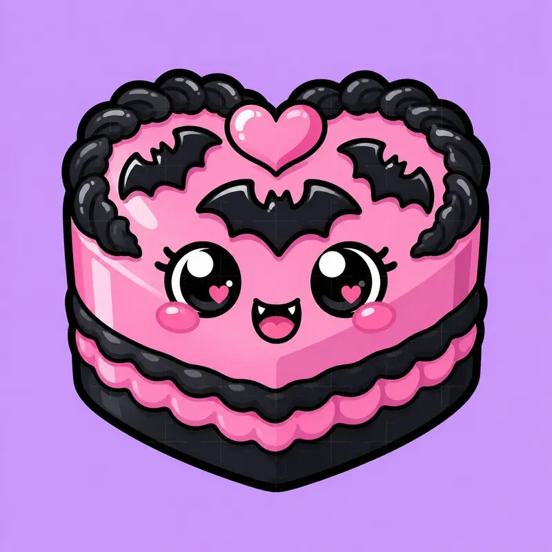 Kawaii Coffin Cake Emotes