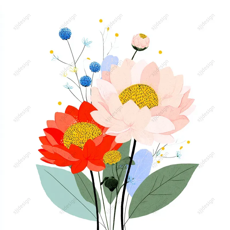 Playful Nordic Folk Illustration Style