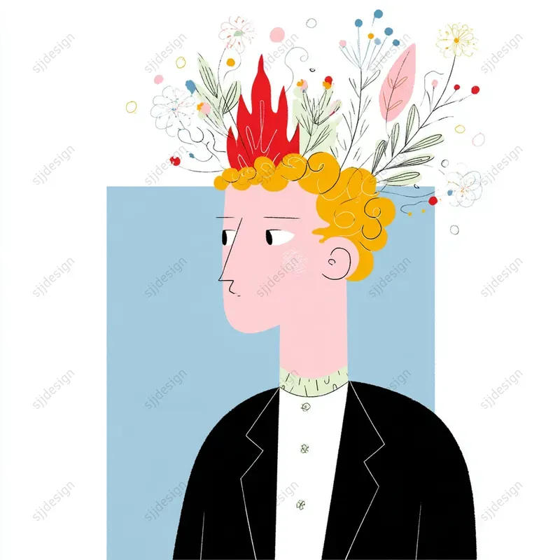 Playful Nordic Folk Illustration Style