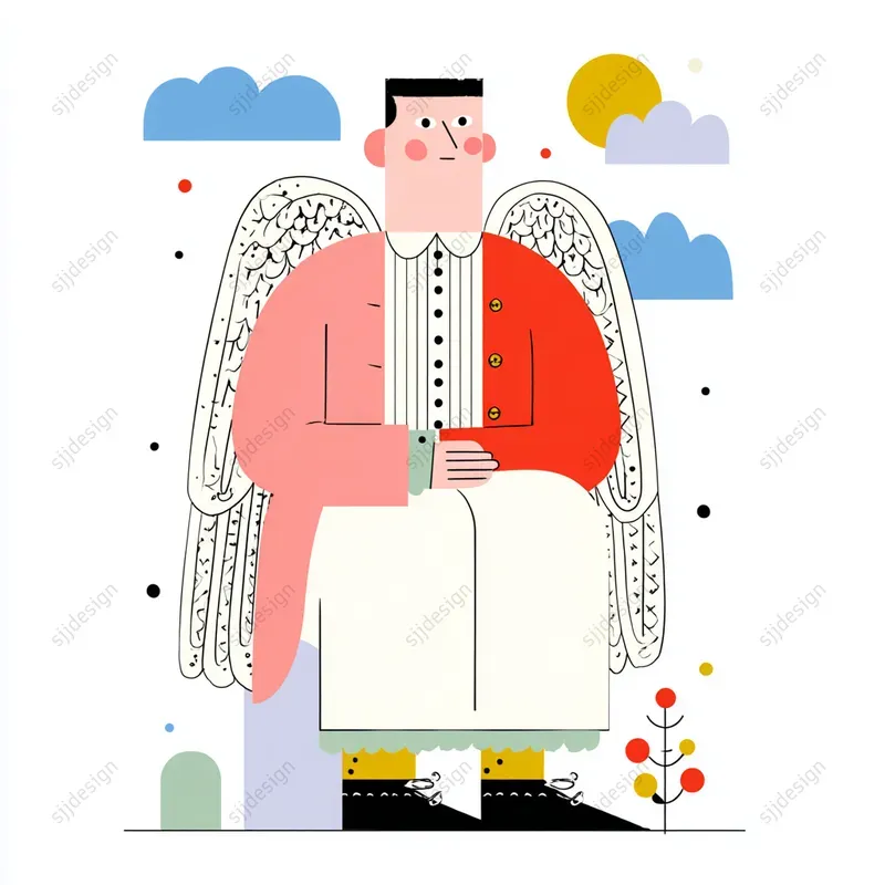 Playful Nordic Folk Illustration Style