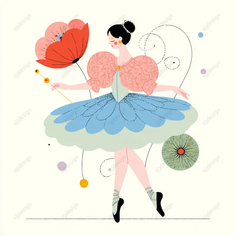 Playful Nordic Folk Illustration Style