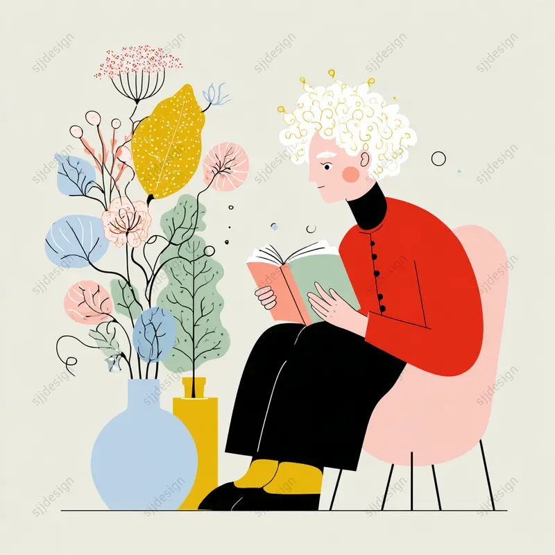 Playful Nordic Folk Illustration Style