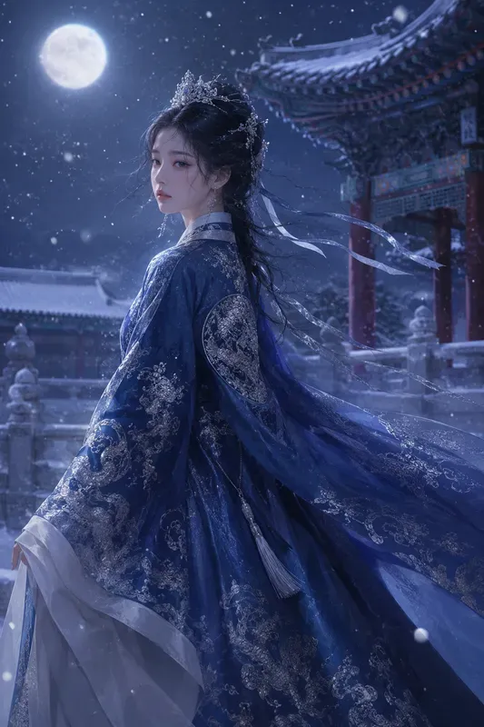 Hanbok Girl Illustration Generator